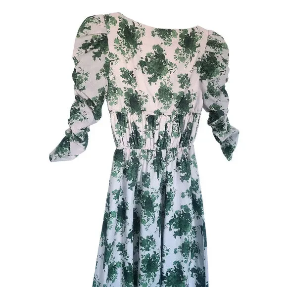 Damaris Bailey Jane Floral Midi Dress Size XS - Picture 8 of 9
